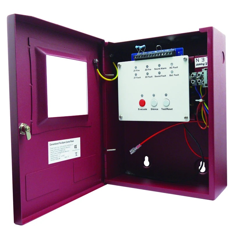 (image for) Fire Alarm Control Panel 2 zones Conventional Fire communication