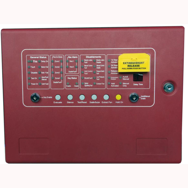 Fire Alarm and gas extinguishment panel