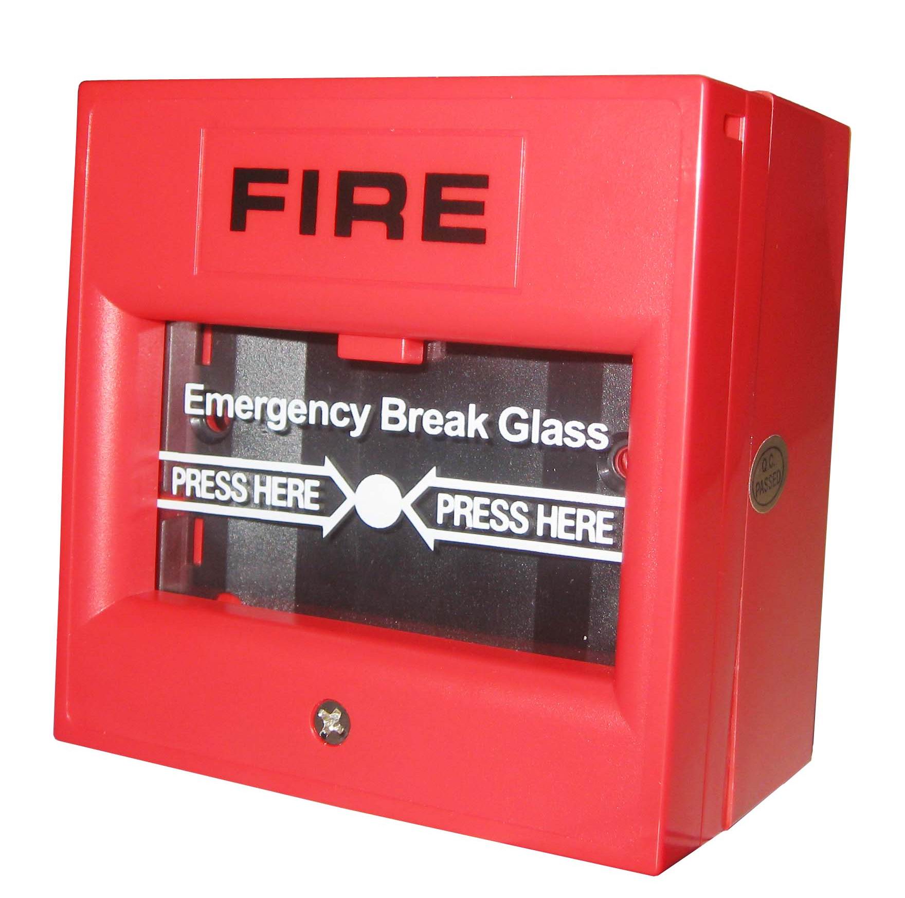 (image for) Emergency break glass Fire Alarm manual call point