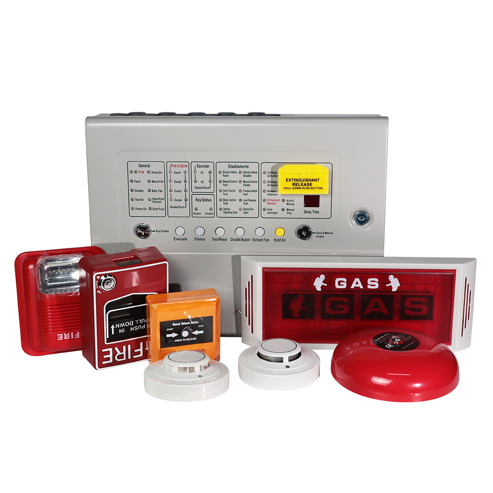 Fire Alarm and gas extinguishment panel