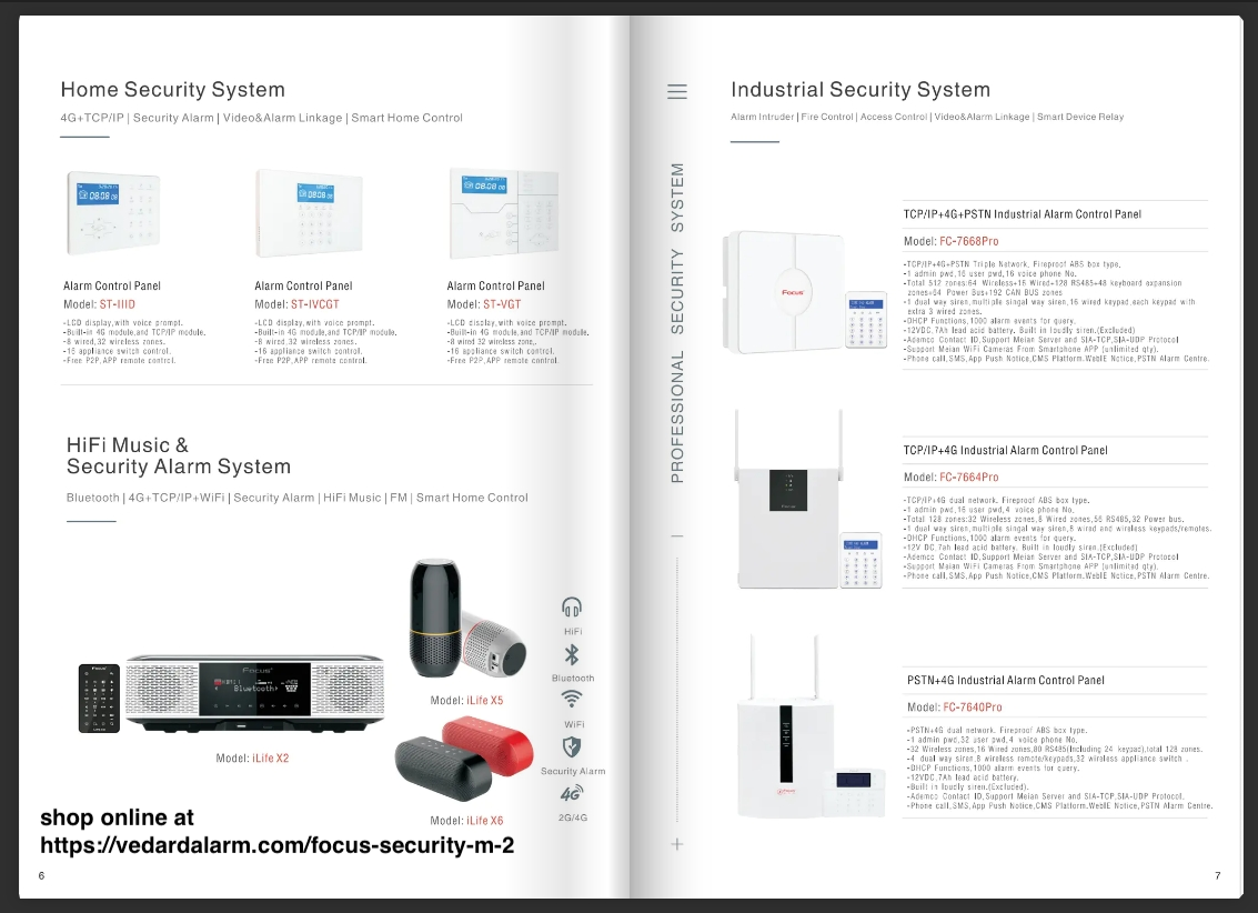 Commercial security bus zone burglar alarm control panel