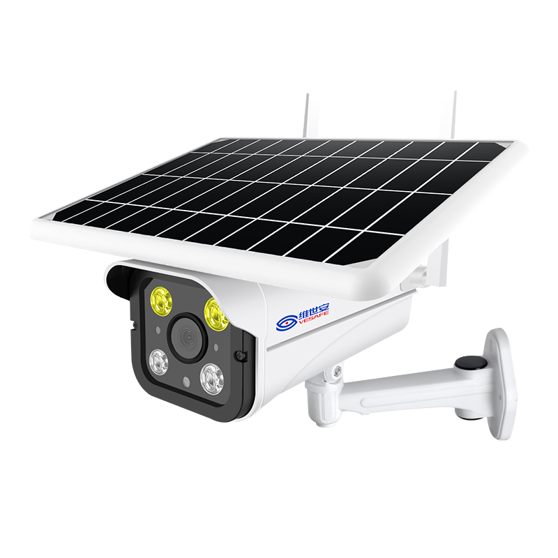Solar 4G Wifi bullet camera outdoor CCTV burglar alarm Tuya app